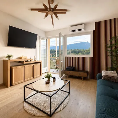 Apartament Aix-les-bains, 64m2 Clim, Balcon, 2 Min Gare *