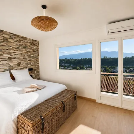 Aix-les-bains, 64m2 Clim, Balcon, 2 Min Gare Aix-les-Bains